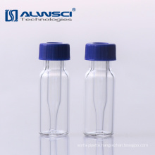 9mm Glass sterile high recovery vials with 0.2ml micro-insert for lab analysis